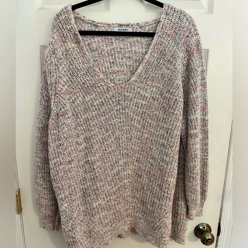 Old Navy Plus Confetti V-Neck Sweater. Sz.3x